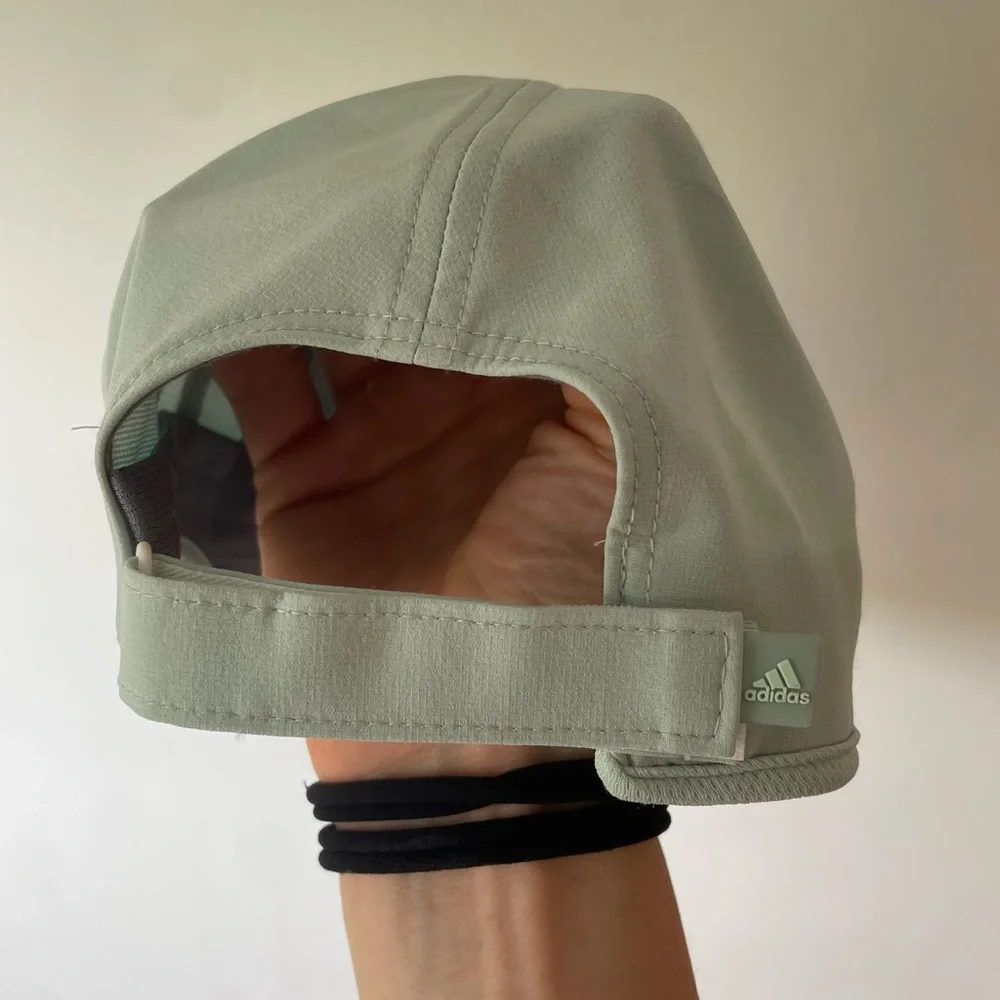 Adidas Aeroready Hat Lightweight 3 Striped Logo Running Golf Beach Baseball Cap - Picture 3 of 4